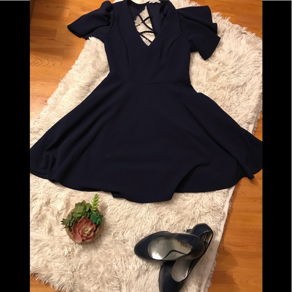 Blue dress